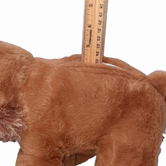 The Bear Factory Lion Gold Sparkle Eyes Plush Stuffed Toy 11" - Picture 7 of 8